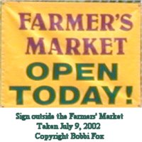 [Farmer's Market on Elm Street  in West Newton open today from 10:00 a.m. to 2:00 p.m.].